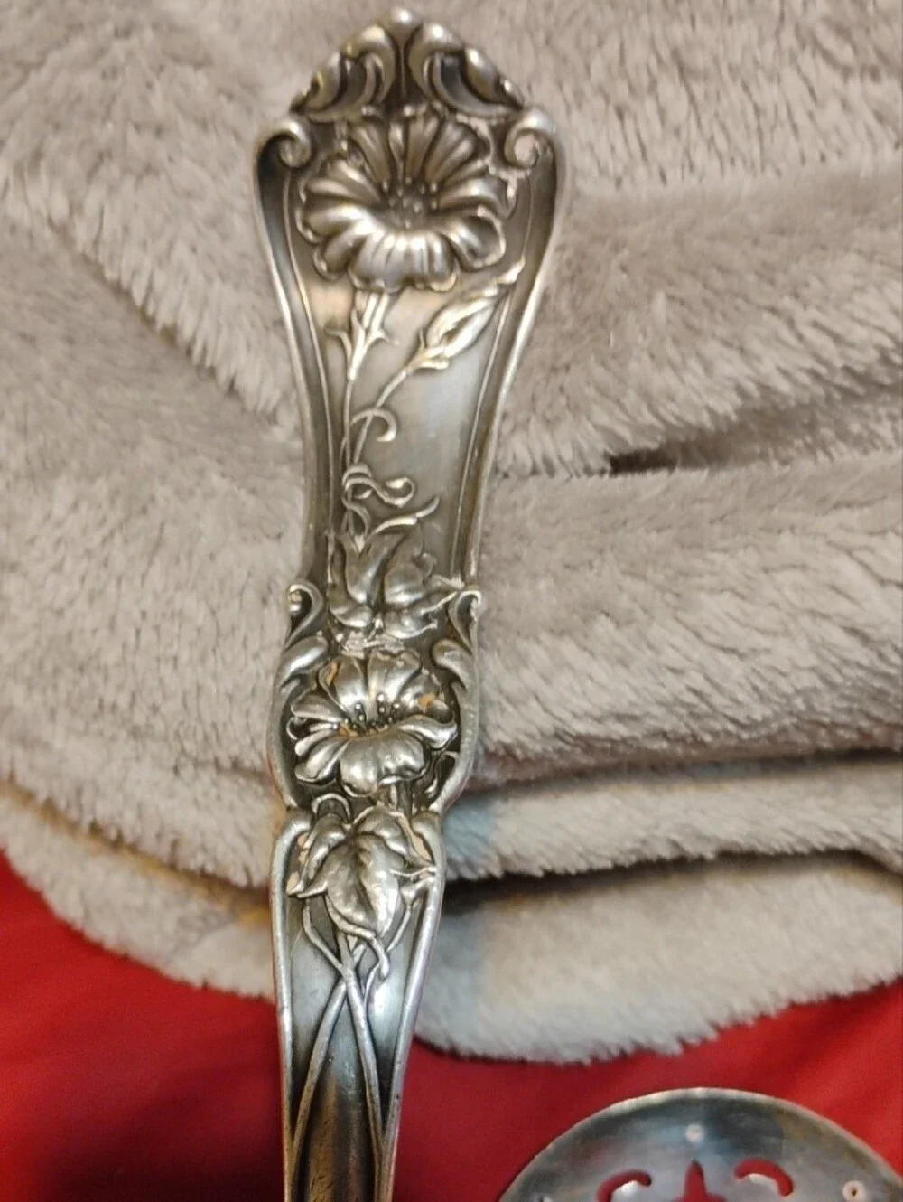 Antique/Vintage Silver-Plated Serving Utensil Set - Classic Silver